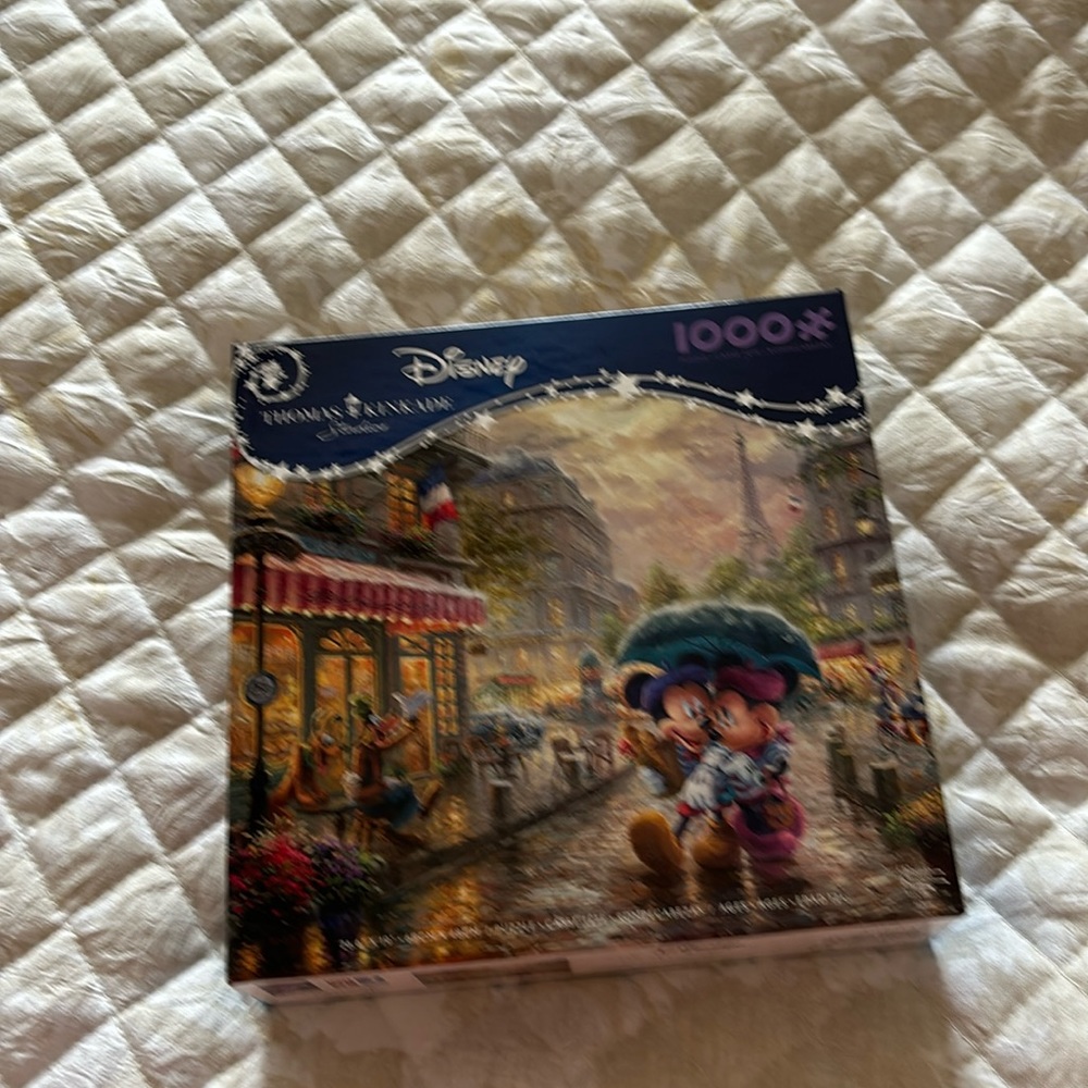 Ceaco New!Mickey and Minnie in Paris 1000 Piece Interlocking Jigsaw Puzzle